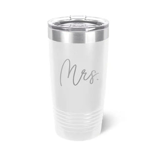 Mrs. White 20oz Insulated Tumbler #TWB20-MRS-WHT