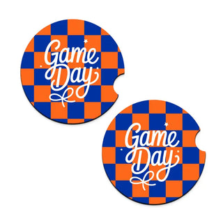 Game Day Check Car Coaster Set #SPACK-CC132-FBBOW