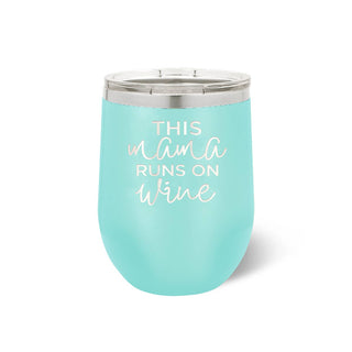 Mama Wine Teal Tumbler