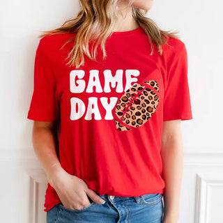 Game Day Leopard Football T-Shirt #HPTS-BLKLG-GDLPRD23
