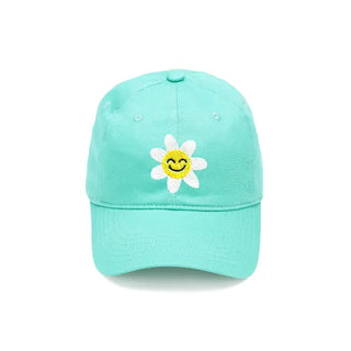 Daisy Smile Mint Kid's Cap #M185VL-MINT-SDAIS