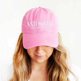 Anti-Social Book Club Cap #M190VL-ANTISOC