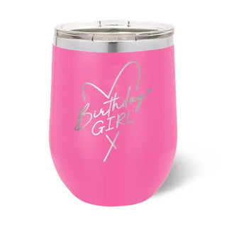 Birthday Girl Pink Tumbler #TWB12-BDAYGIRL-PK