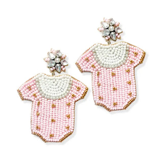 Light Pink Oh Baby Earrings #VLJE6110-PK