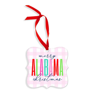 Merry Christmas State Ornament