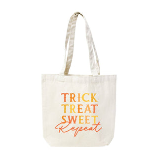 Trick, Treat, Sweet, Repeat Small Canvas Tote