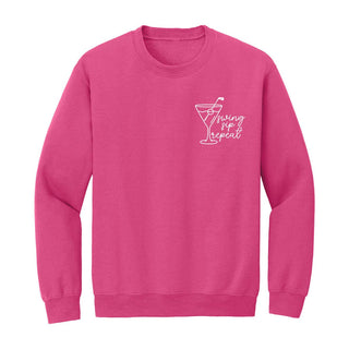 Swing, Sip, Repeat Golf Embroidered Sweatshirt