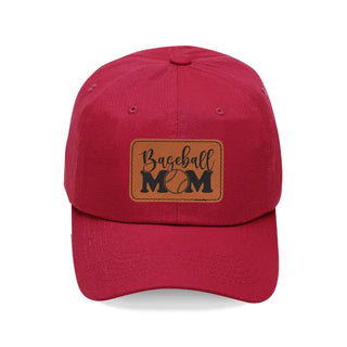 Baseball Mom Patch Cap #L190-BLK-P102-BASEMOM
