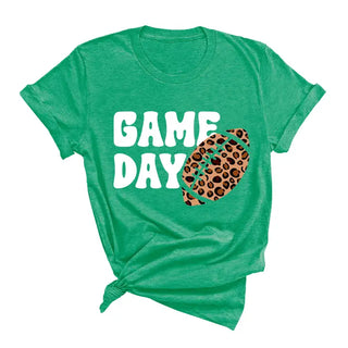 Game Day Leopard Football T-Shirt #HPTS-BLKLG-GDLPRD23