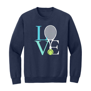 Tennis Love Navy Sweatshirt