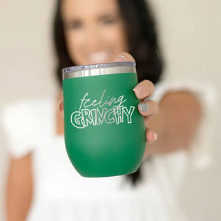 Feeling Grinchy Green 12oz Tumbler
