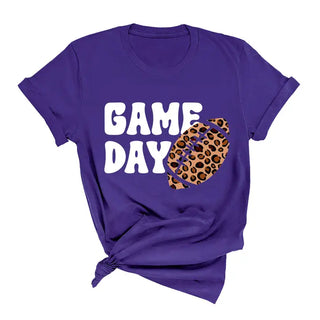 Game Day Leopard Football T-Shirt #HPTS-BLKLG-GDLPRD23