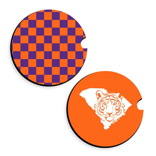 Tiger Town Clemson Car Coaster Set #SPACK-CC132-TTOWN