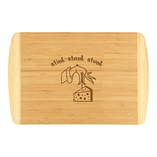 Stink, Stank, Stunk Grinch Two Tone Cutting Board