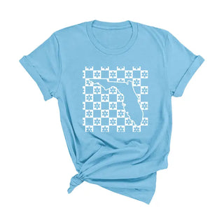 Daisy Check Florida T-Shirt #HPTS-HMINTLG-DFLCHK