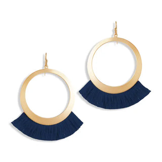 Navy Blair Earrings #VLJ5037-NAVY
