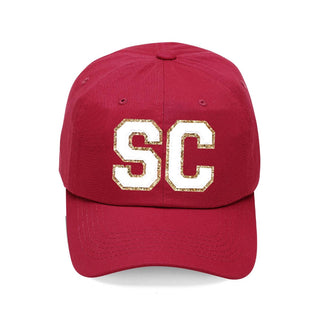 Creme SC Varsity Letter Garnet Cap