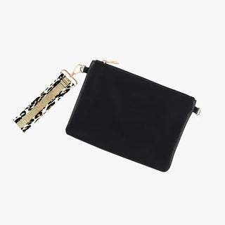 Black Madeline Wristlet & Strap 6 pc Set #PACK-191BLK-106MULT