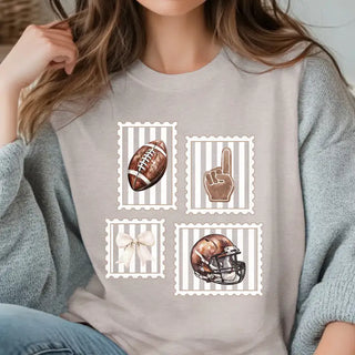 Football Stamp T-Shirt #HPTS-BLKLG-FBSTAMP