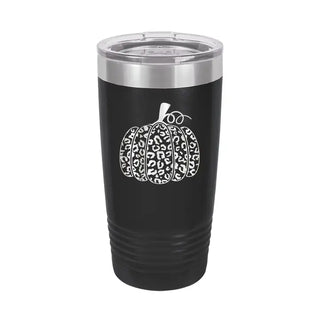 Leopard Pumpkin Insulated Tumbler #TWB12-LPRDPUM-NAVY