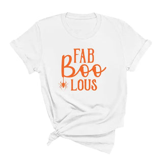 Fab-Boo-Lous T-shirt #HPTS-BLKLG-ORGFAB