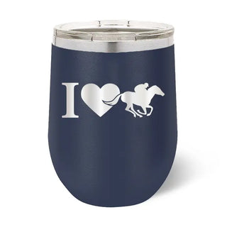 I Love Derby Navy 12oz Tumbler #TWB12-DERBLOVE-NAVY