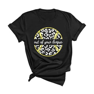 Out of Your League Softball T-Shirt #HPTS-PKSM-LEAG24