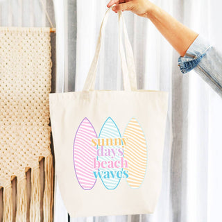 Sunny Days Canvas Tote