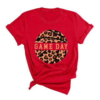 Leopard Basketball T-Shirt #HPTS-BLKLG-BASKETLPRD
