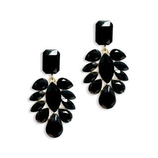 Black Showstopper Earrings #VLJE7795-BLK