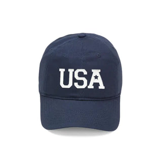 Motif Embroidered Navy Kids' Cap #M185VL-NAVY-CRAB