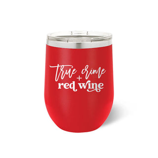 True Crime Red Tumbler