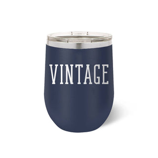 Vintage Navy Tumbler