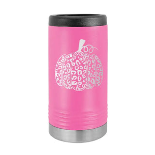 Leopard Pumpkin Slim Can Beverage Holder #TWBH-LPRDPUM-PK