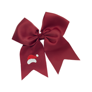 Santa Hat Garnet Kids' Hair Bow