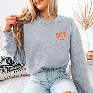 Book Club Babe Embroidered Sweatshirt