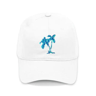 White Palm Tree Cap