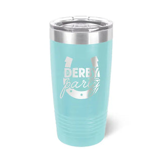 Derby Party Teal 20oz Tumbler #TWB20-DERBPART-TEAL