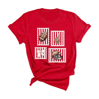 Football Stamp T-Shirt #HPTS-BLKLG-FBSTAMP