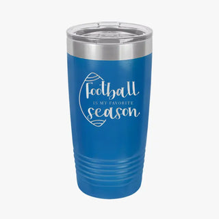 Football Is My Favorite Season 20oz Tumbler #TWB20-FB-BLK
