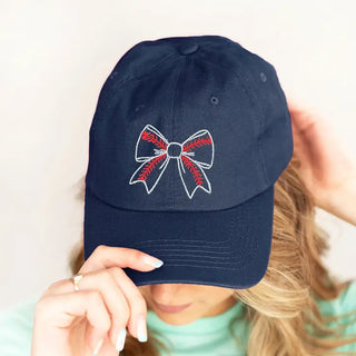 Ball Bow Cap #M190VL-BLK-BALLBOW