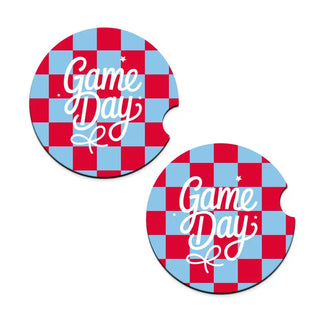 Game Day Check Car Coaster Set #SPACK-CC132-FBBOW