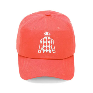 Coral Jockey Jersey Cap