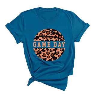 Leopard Basketball T-Shirt #HPTS-BLKLG-BASKETLPRD