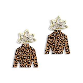 Spotlight Leopard Jockey Earrings
