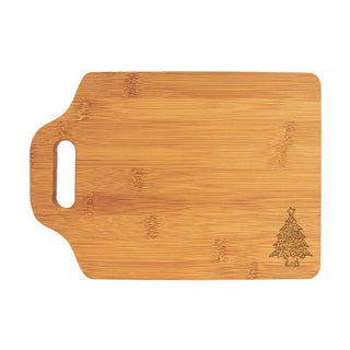Leopard Christmas Tree Small Cutting Board