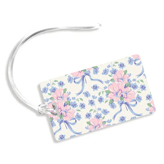 Blue Bow Bag Tag