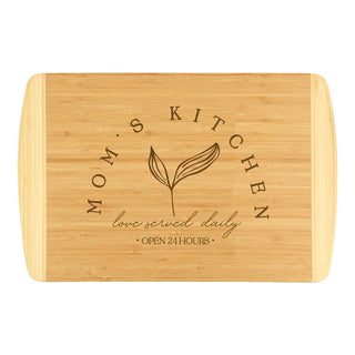 Mom's Kitchen Two-Toned Cutting Board