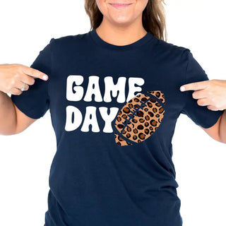 Game Day Leopard Football T-Shirt #HPTS-BLKLG-GDLPRD23