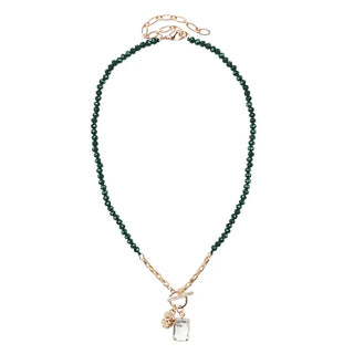 Forest Lisa Necklace #VLJ6486-GRN